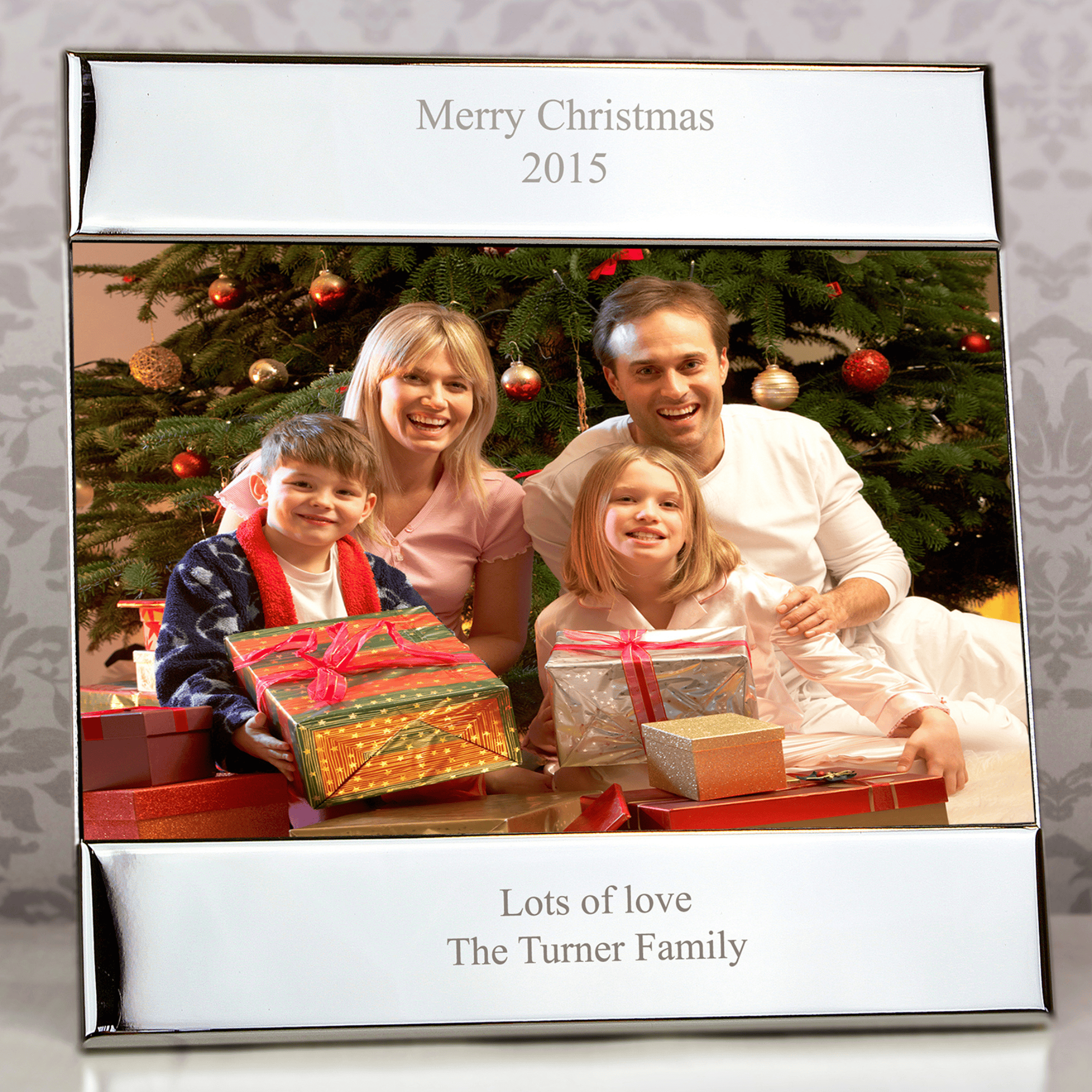 personalised 6x4 photo frame with any message over 4 lines
