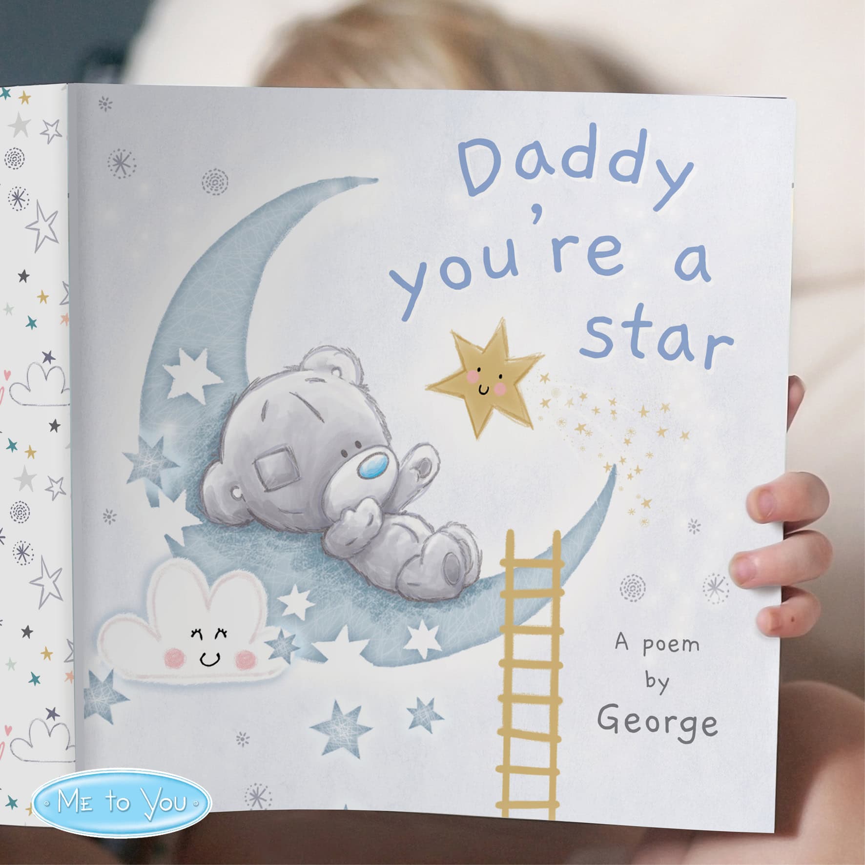 personalised daddy you're a star poem