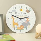 personalised animal clock