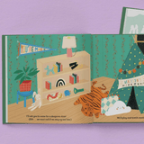 open book ofpersonalised Auntie and Me book