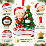 Personalised Baby Decorating Tree Ornament – First Christmas Keepsake Gift