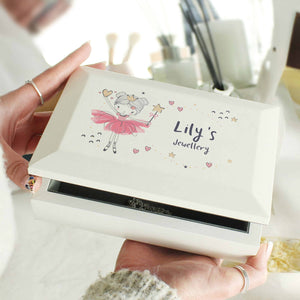 personalised ballerina jewellery box