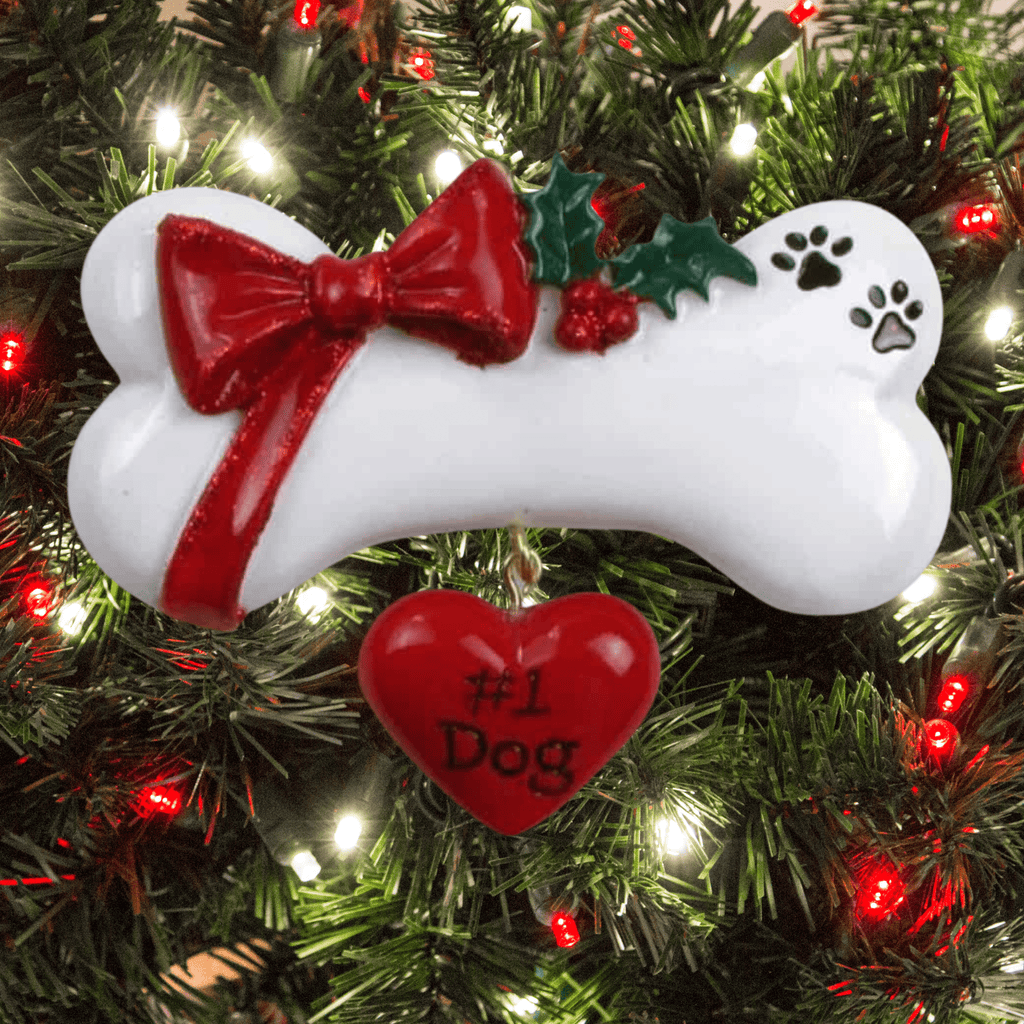 personalised dog tree decoration