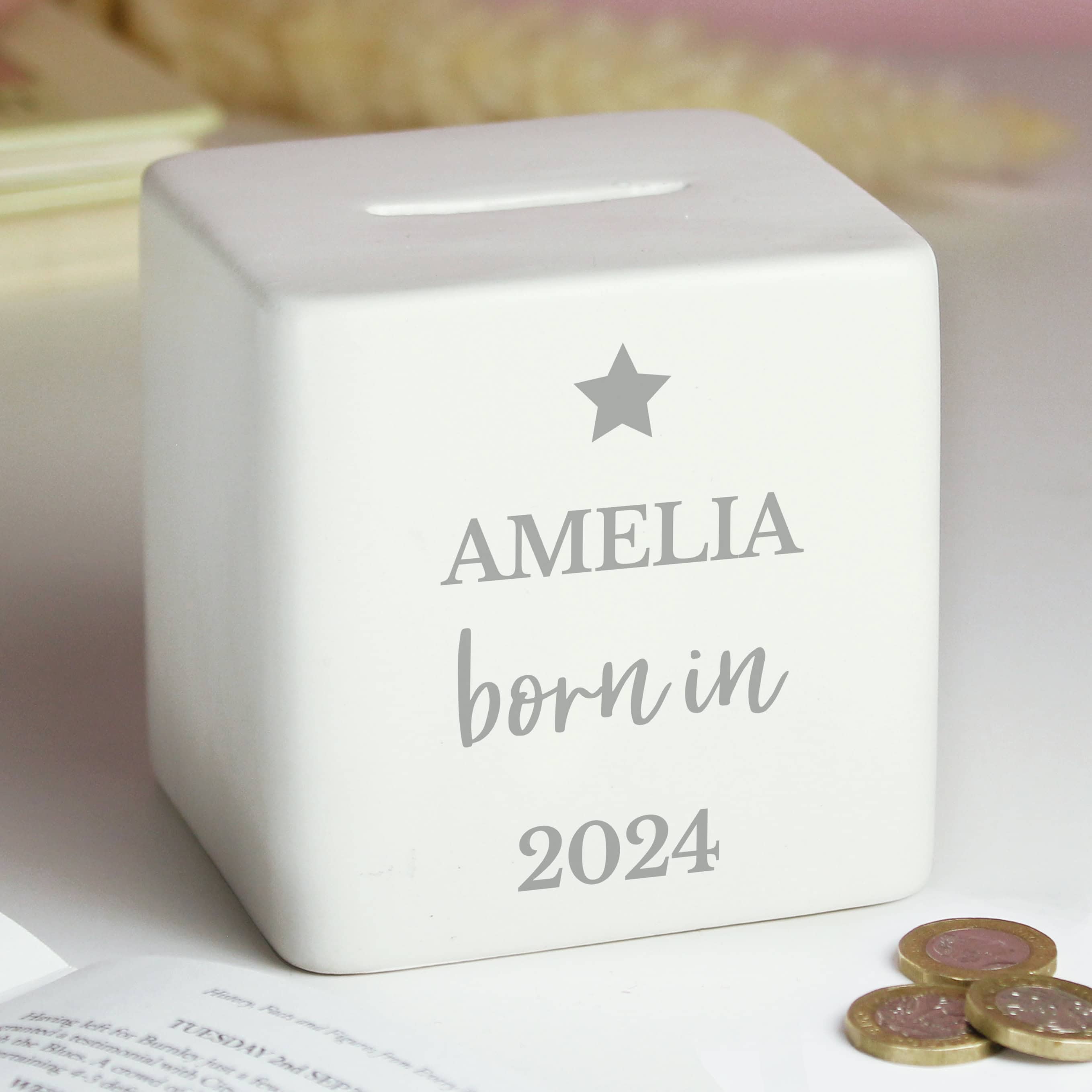 personalised money box