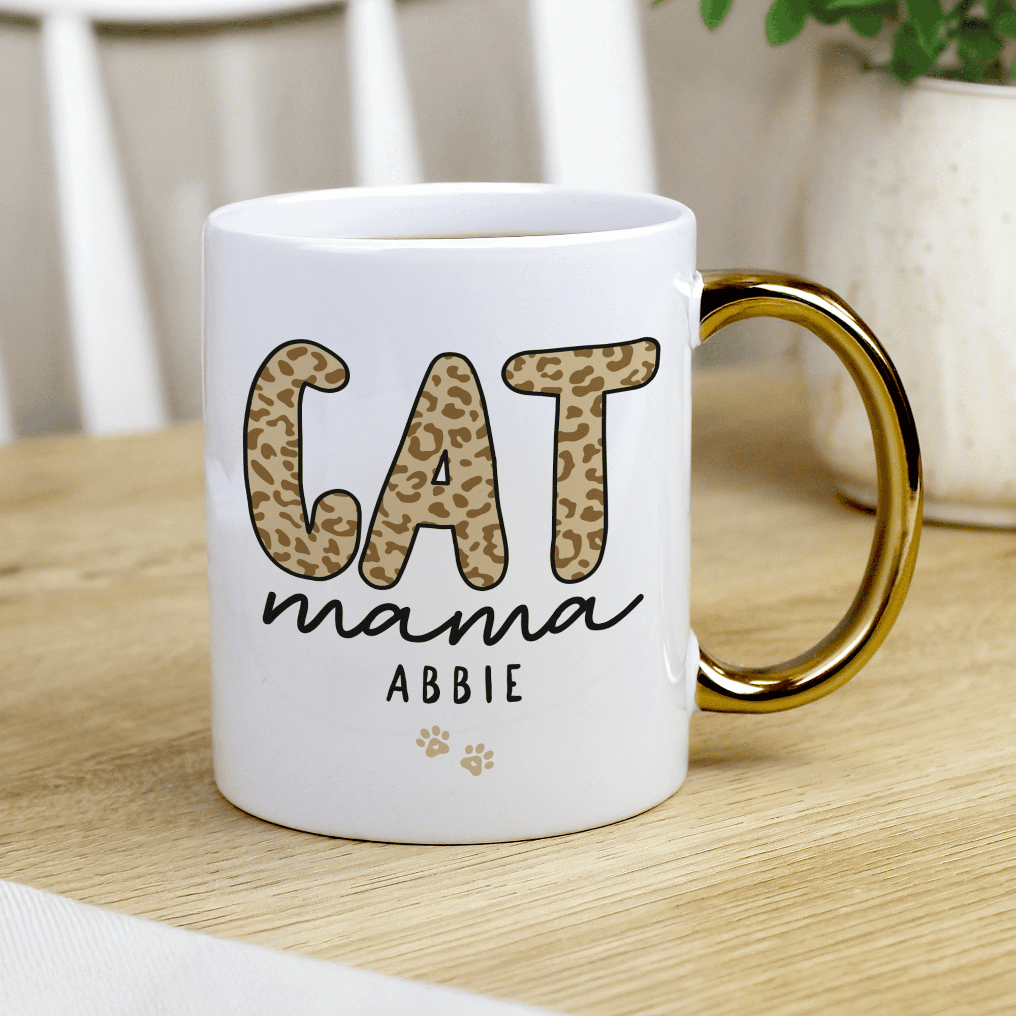 Personalised Cat Mama Ceramic Mug