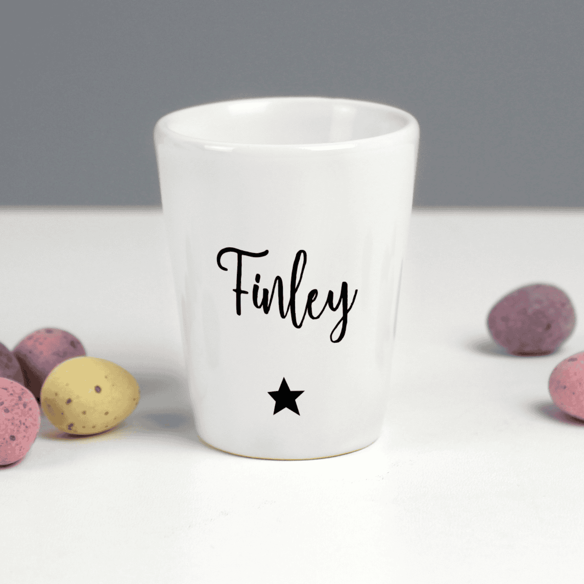 Personalised Ceramic Egg Cup | Custom Name