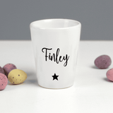 Personalised Ceramic Egg Cup | Custom Name