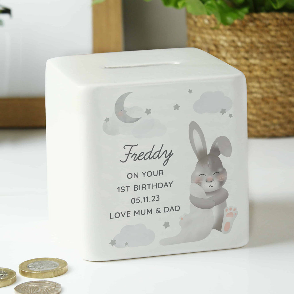 personalised ceramic money box