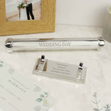 Personalised Certificate Holder | Silver Plated Keepsake