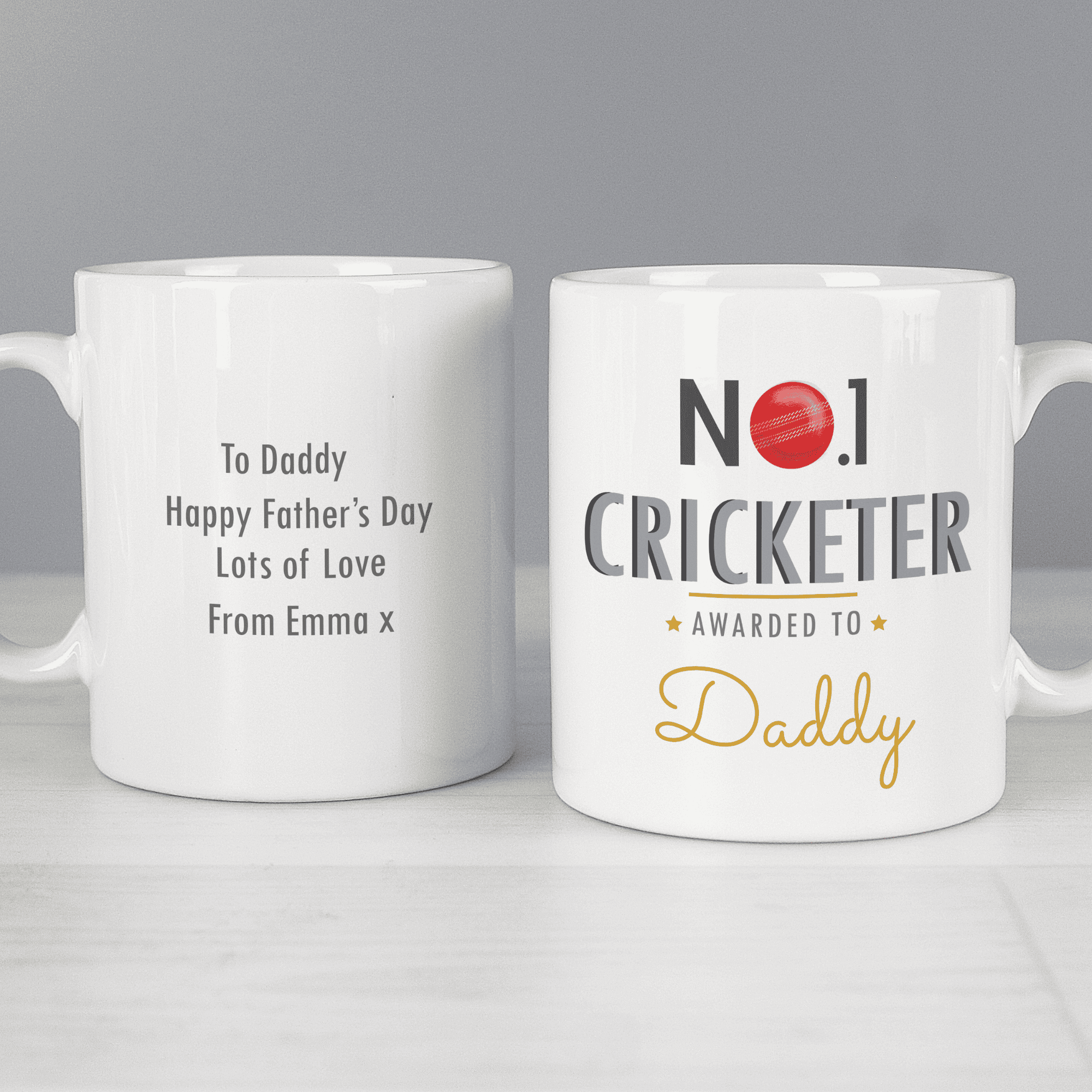 personalised number 1 cricketer