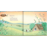 personalised book of blessings showing the inside of the book