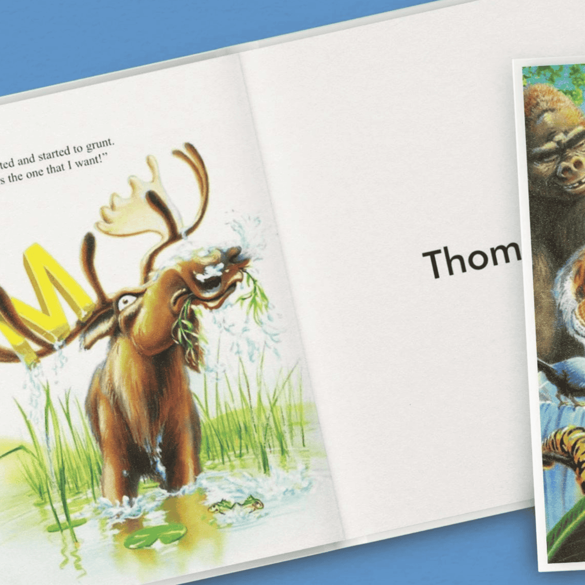 personalised the magic of my name alphabet story book inside page