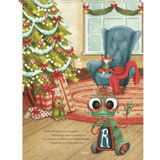 My very own personalised christmas story book showing the illustrations inside with the child's name personalised on the pages
