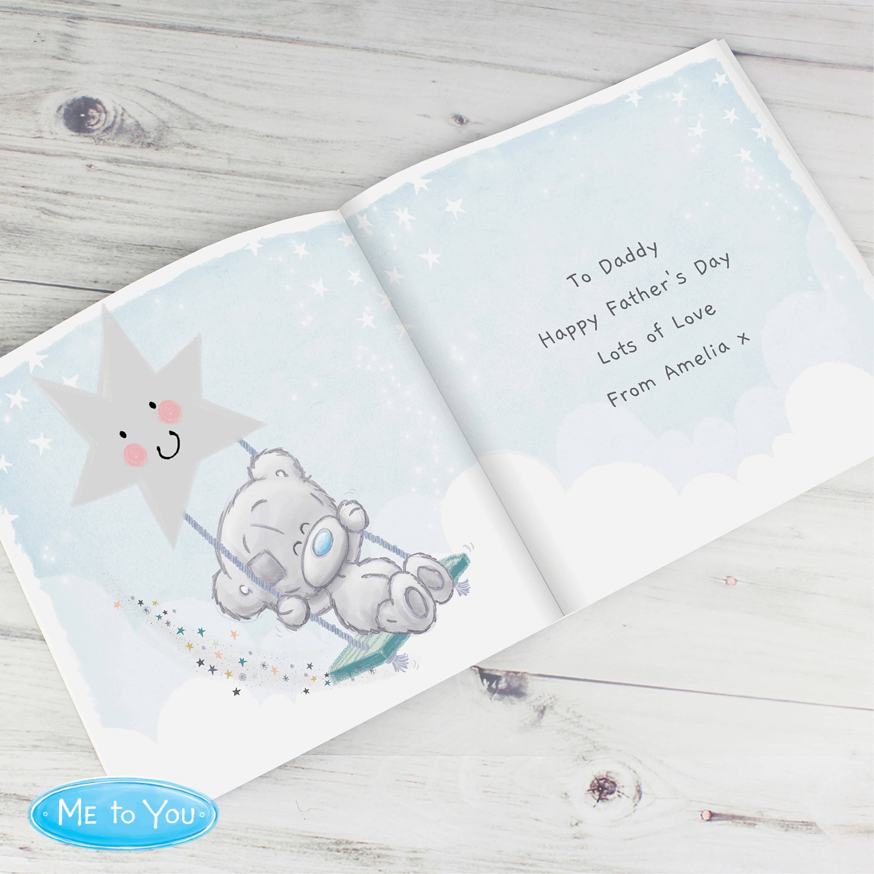 personalised Daddy you're a star poem book