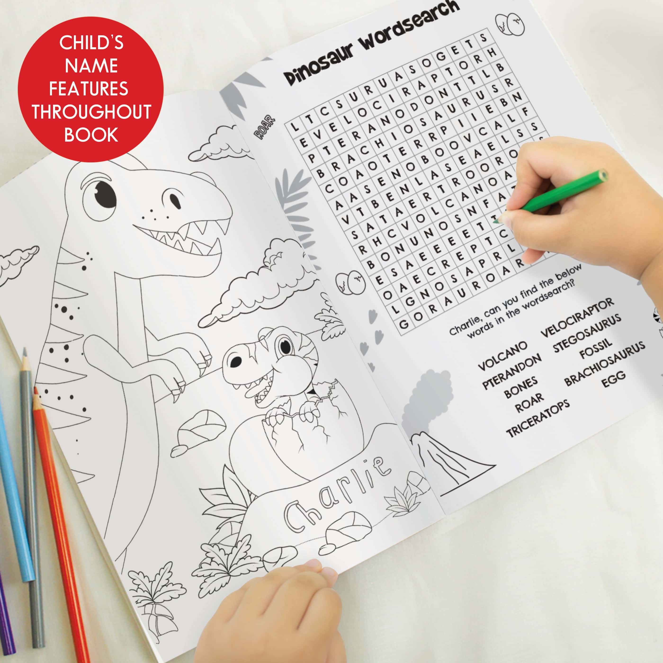 Personalised Zoo Colouring Book – Custom Name on Every Page | 28 Pages of Wild Animal Fun for Kids
