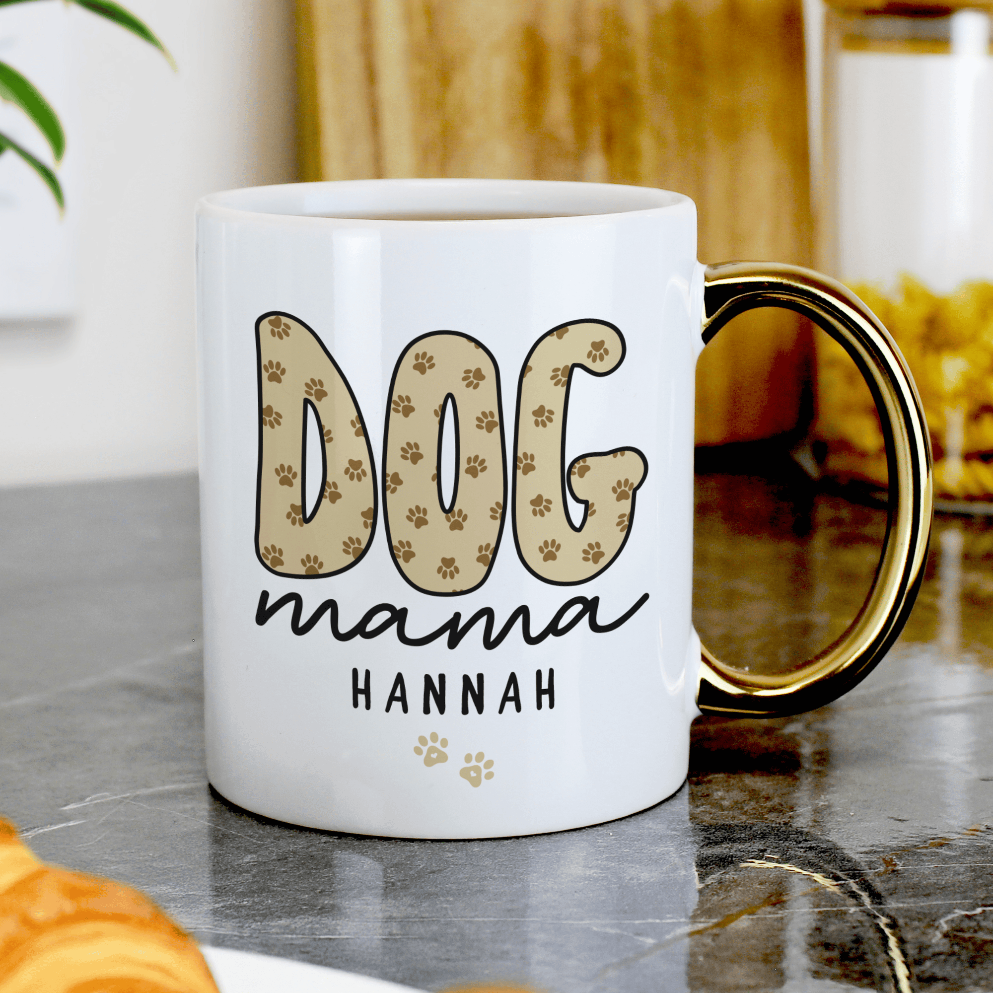 personalised dog mama mug