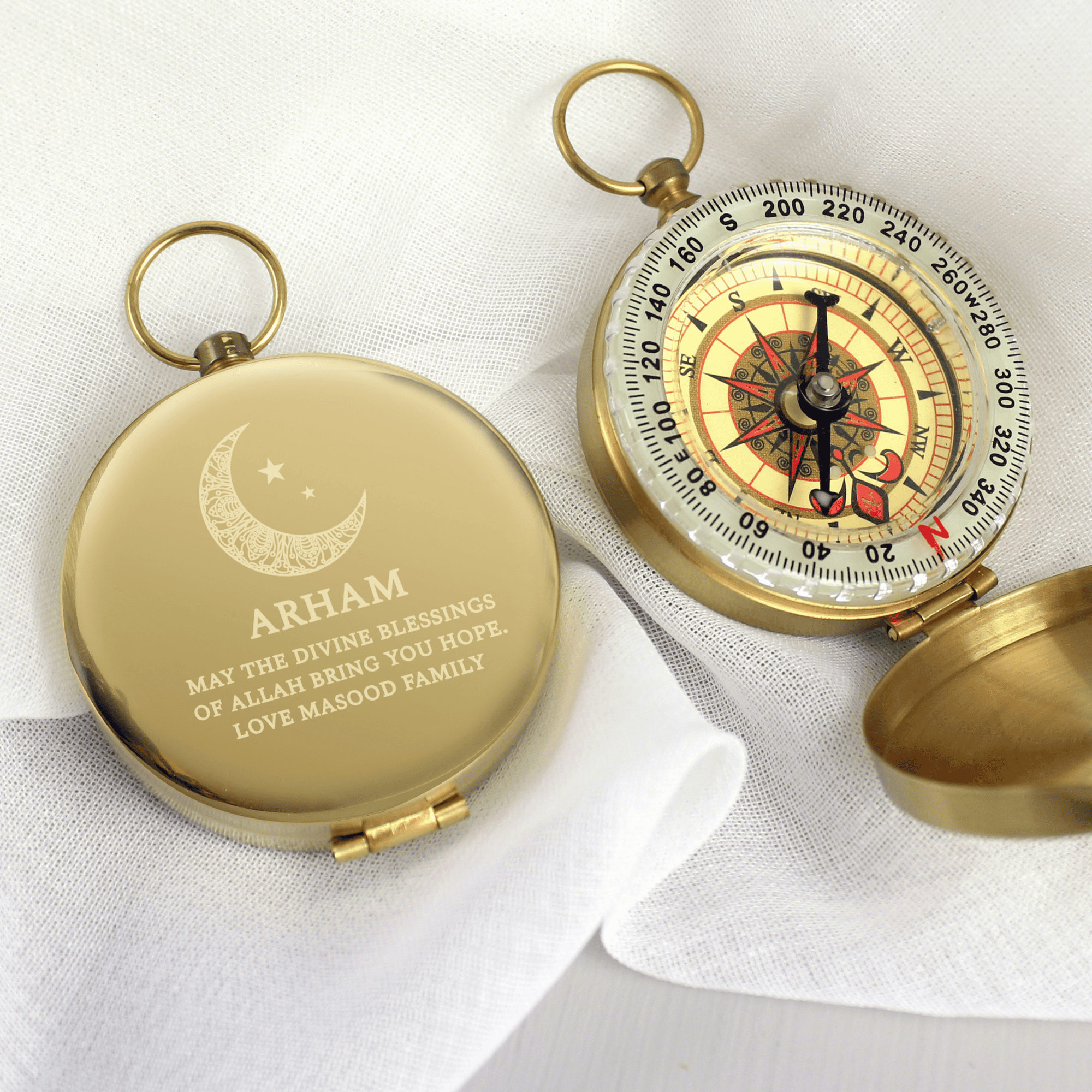 personalised eid and ramadan compass