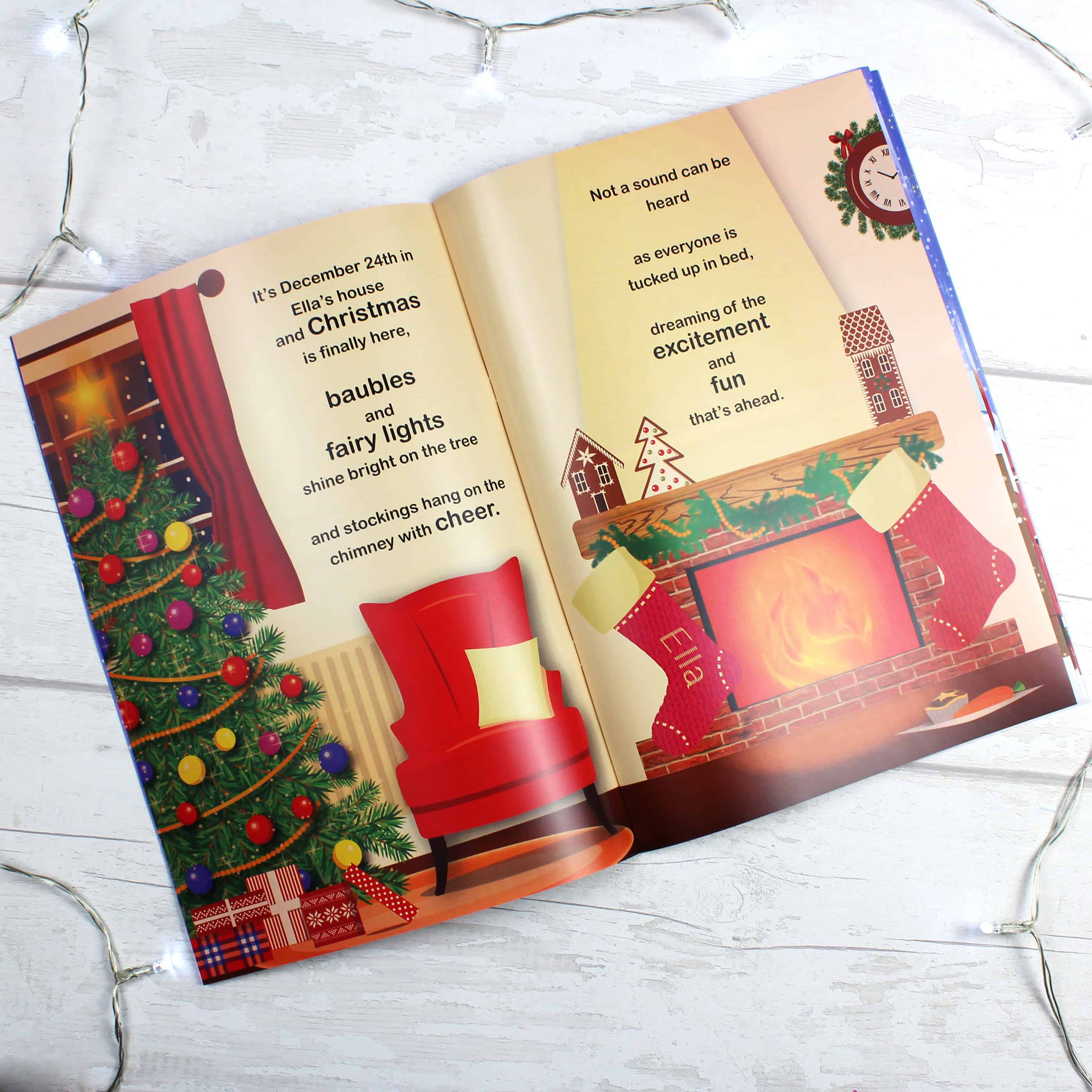 Personalised Girls Christmas Story Book
