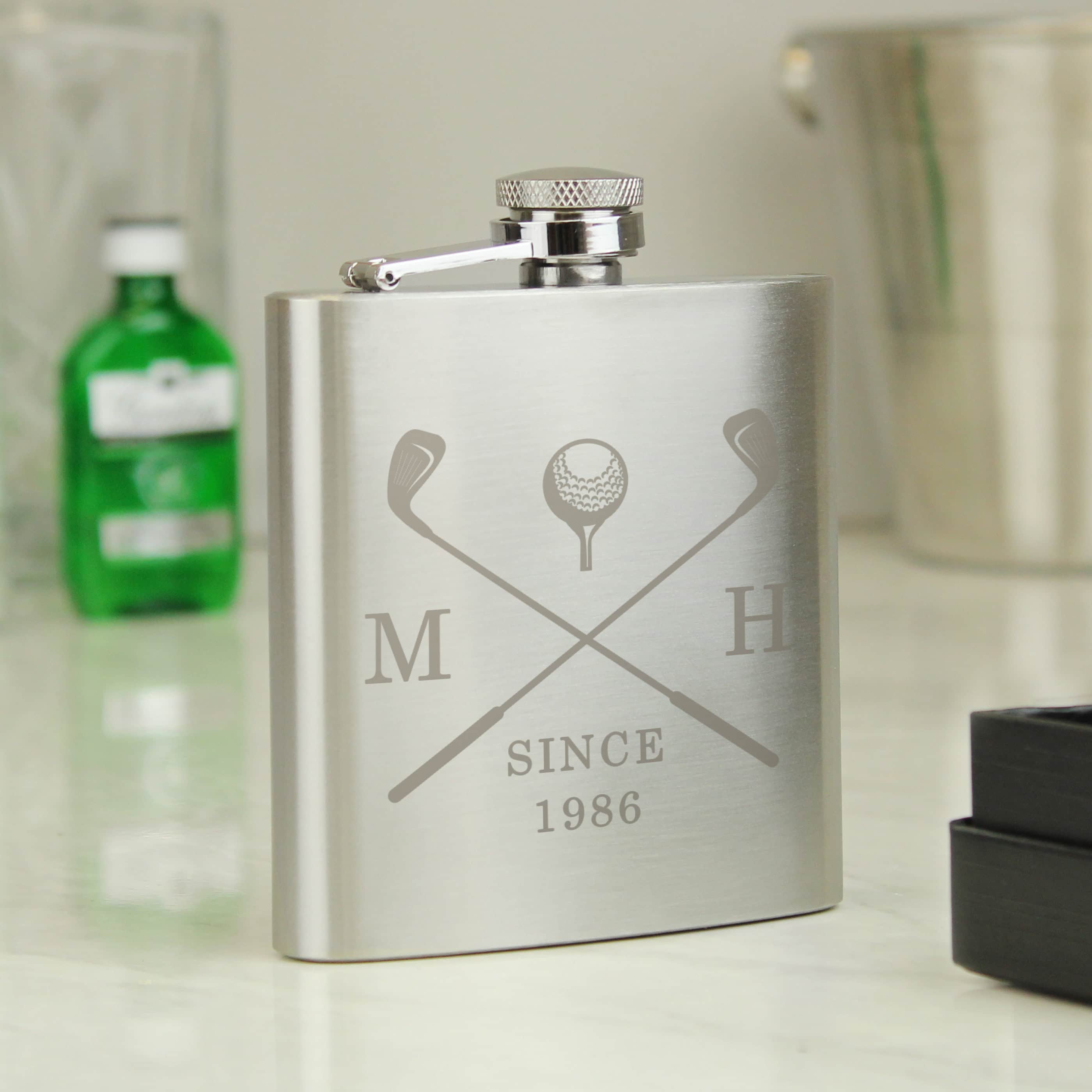 golf hip flask
