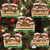 Highland Cow Family Christmas Tree Decoration