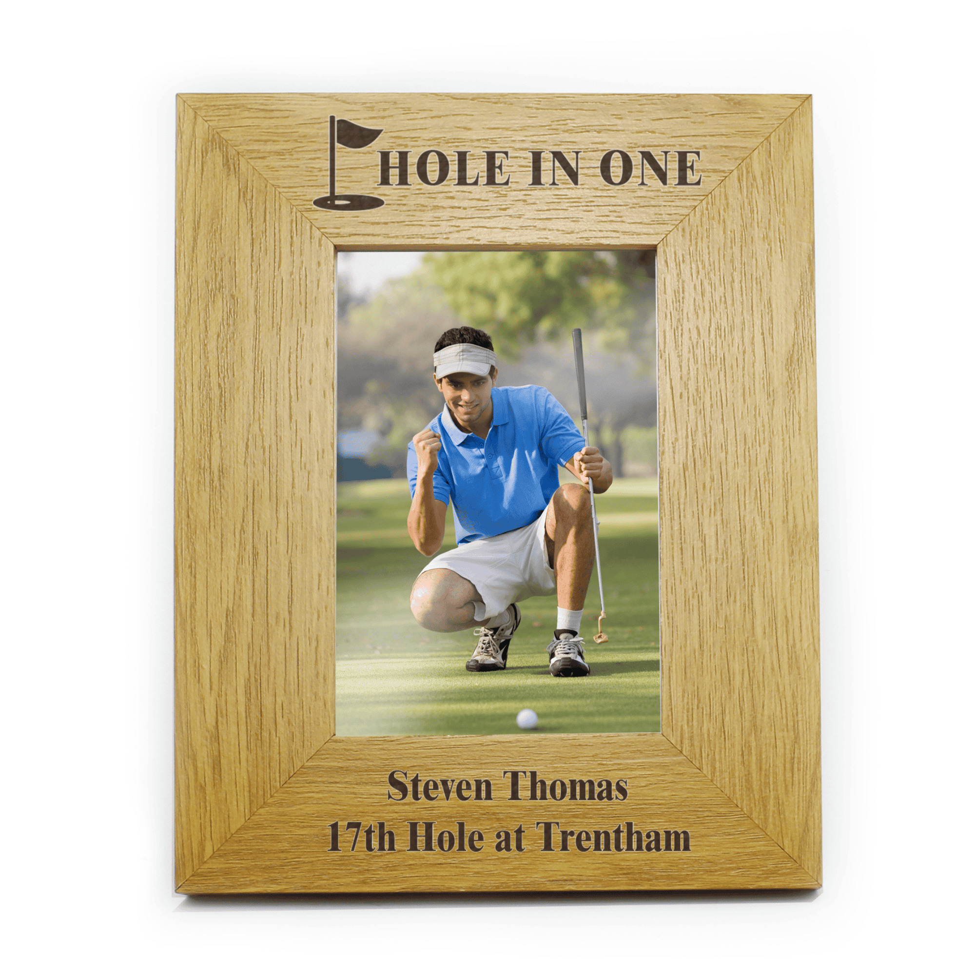 hole in one golf frame