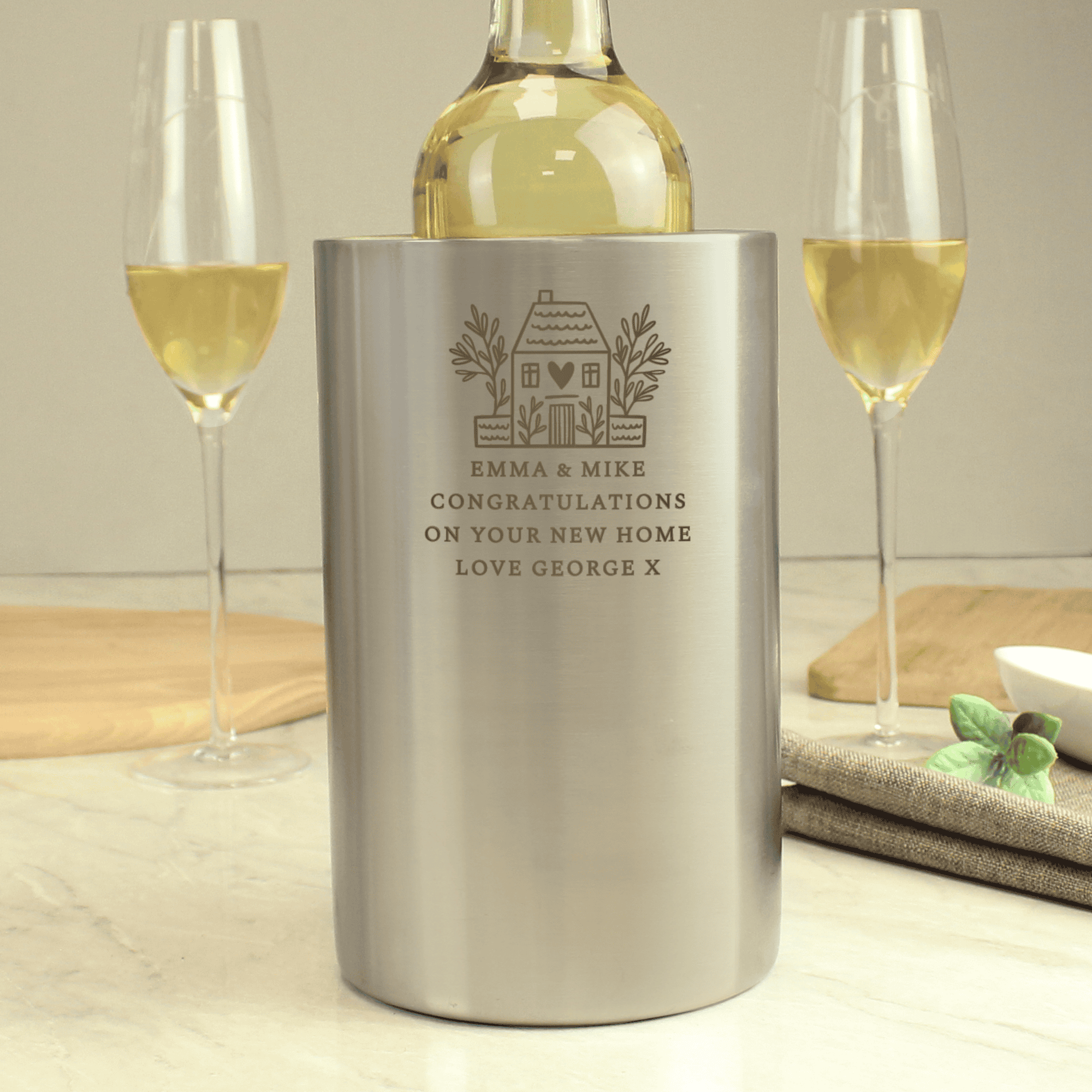personalised house wine cooler