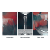 personalised hudson gin balloon glass engraved with any name above the fixed text gin glass.