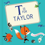 m is for me personalised alphabet book front cover