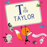 m is for me personalised alphabet book front cover