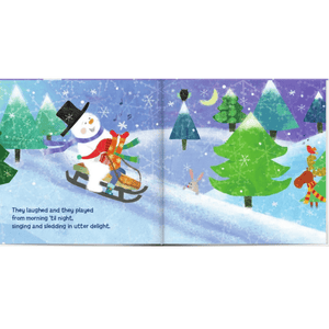 Personalised Book. My Magical Snowman Book, Christmas Story Book.