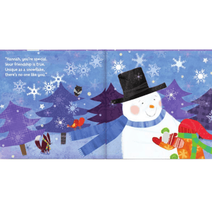 Personalised Book. My Magical Snowman Book, Christmas Story Book.