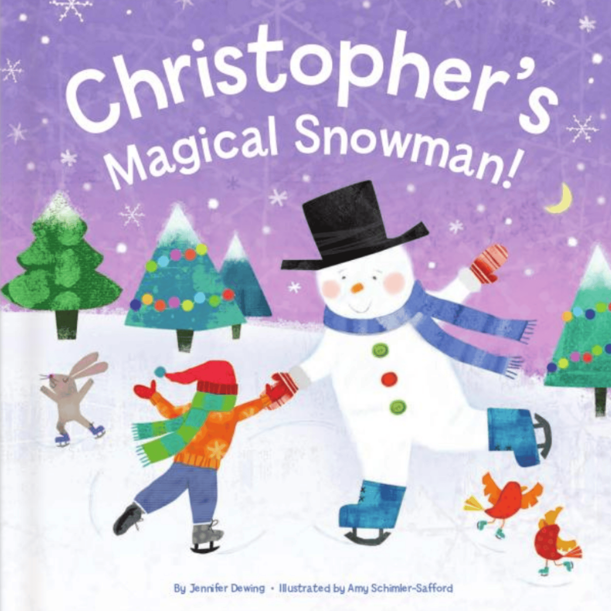 Personalised Book. My Magical Snowman Book, Christmas Story Book.