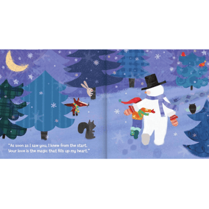 Personalised Book. My Magical Snowman Book, Christmas Story Book.