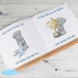 personalised me to you poem book for Daddy showing the personalisation on the inside pages