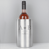 personalised mongram wine cooler
