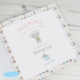 personalised mummy poem book showing the child's name personalised on the inside page