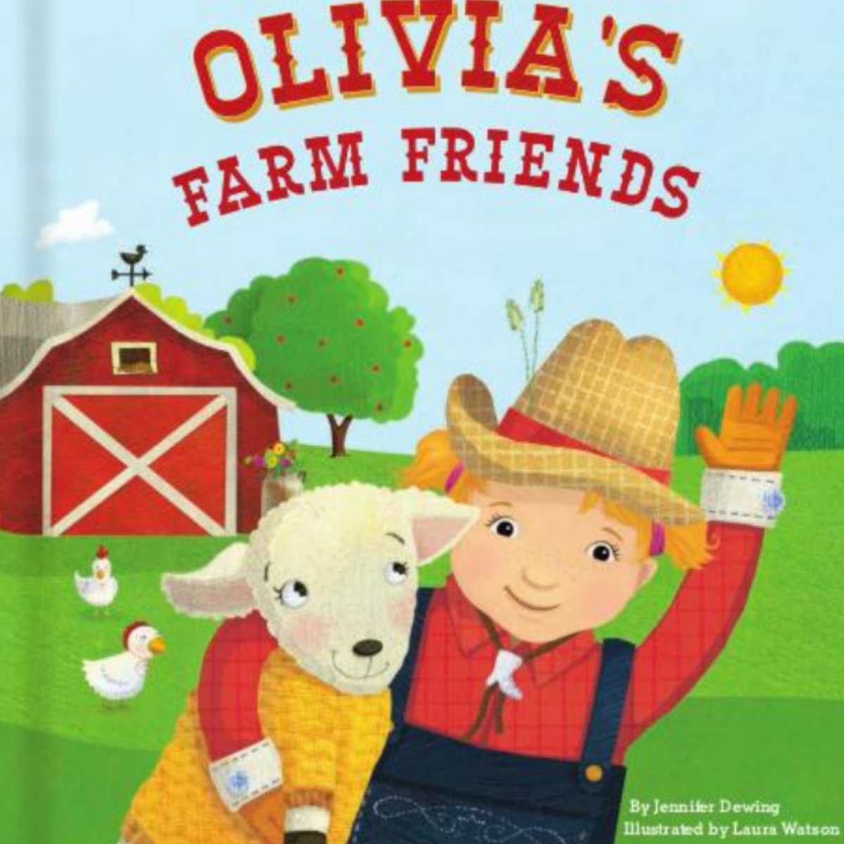 personalised my farm friends book front cover 