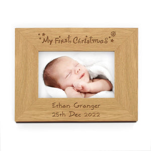 My First Christmas Photo Frame
