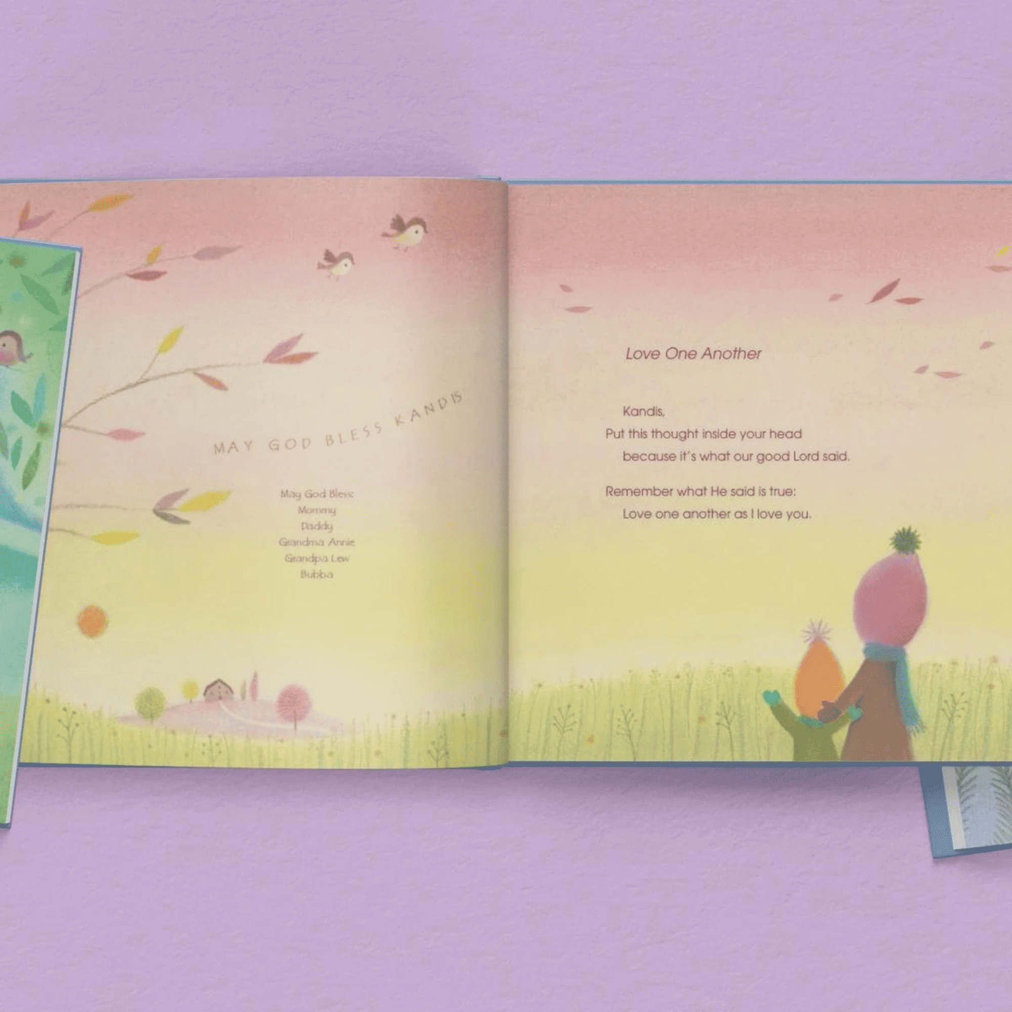 personalised little book of blessings