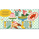 illustrations of the inside of the personalised book Granny Loves Me book.