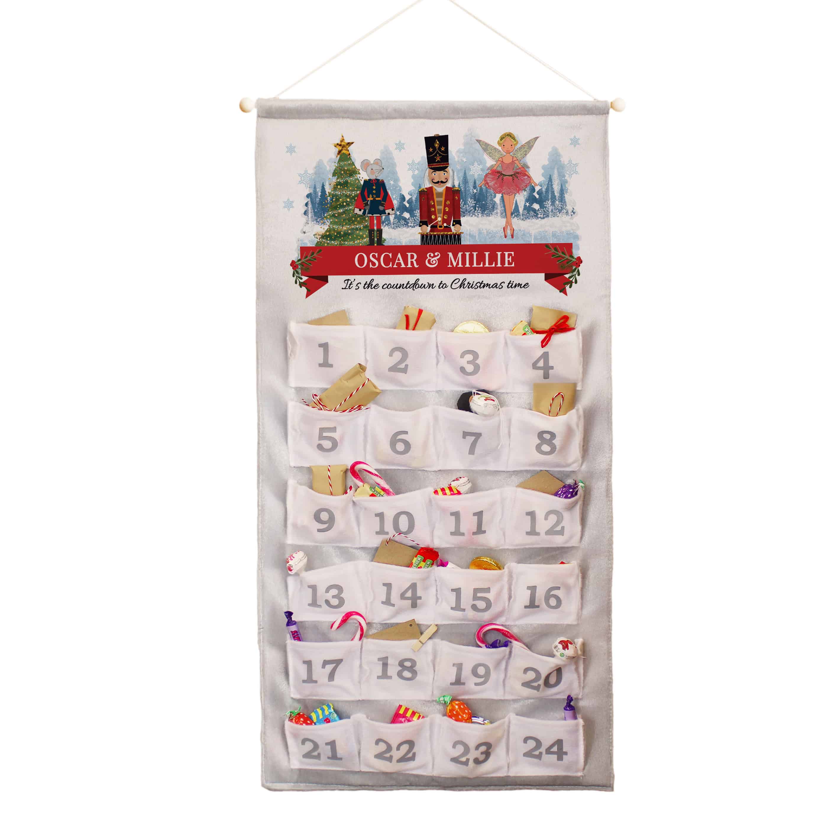 personalised nutcracker advent calendar