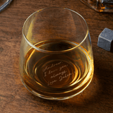 personalised base engraved secret tumbler