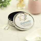 Personalised Bat Mitzvah Round Trinket
