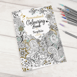 Personalised Colouring Book | Custom Name Creative & Stress Relief