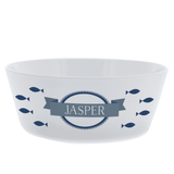 personalised plastic cat bowl personalised with any name