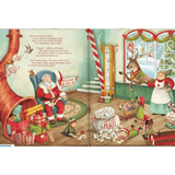 My very own personalised christmas story book showing the illustrations inside with the child's name personalised on the pages