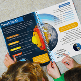 personalised children's encylopaedia showing the illustrations inside the book