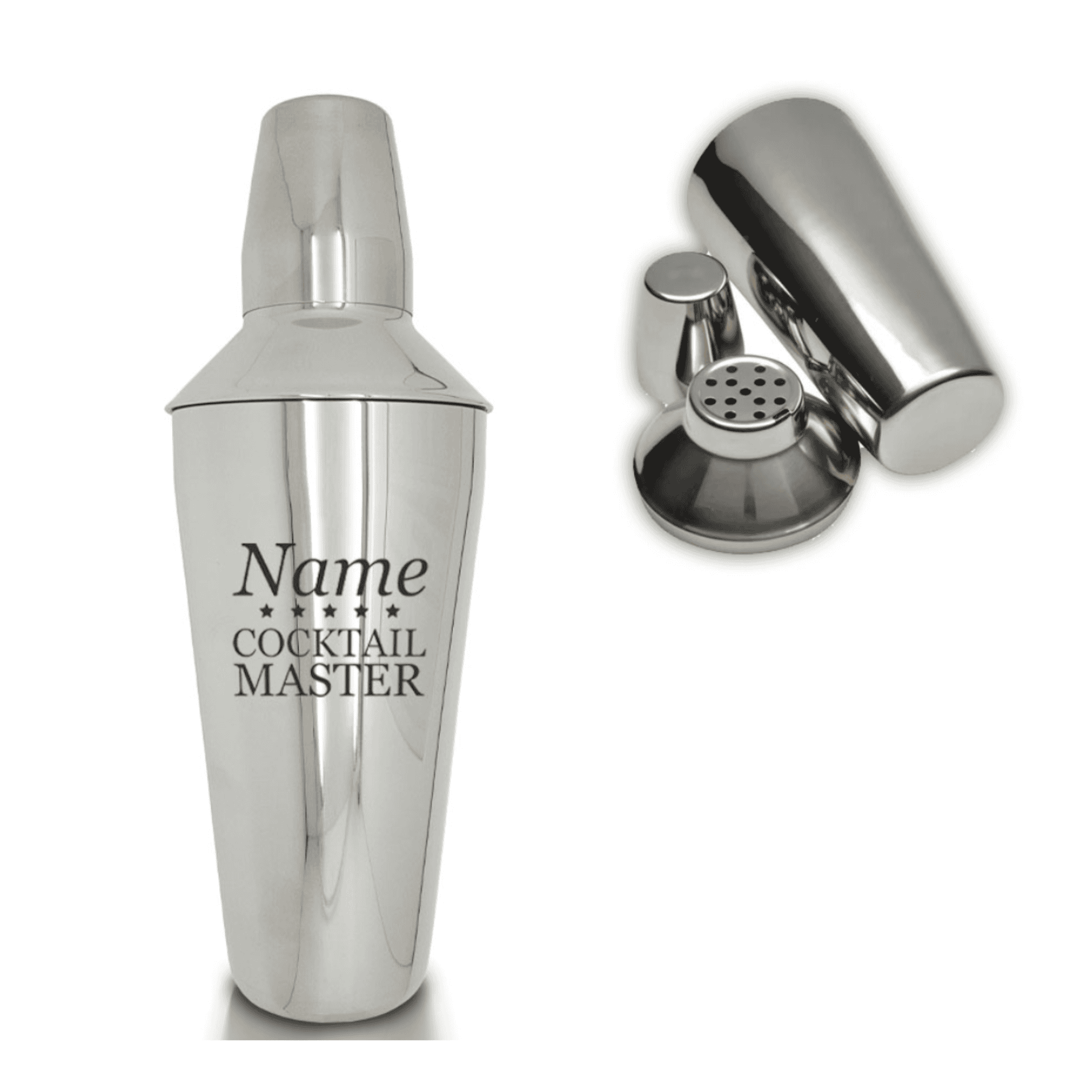 personalised cocktail master engraved with any name