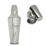 personalised cocktail shaker with cocktail queen design any name added above this