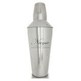 personalised cocktail shaker with cocktail queen design any name added above this